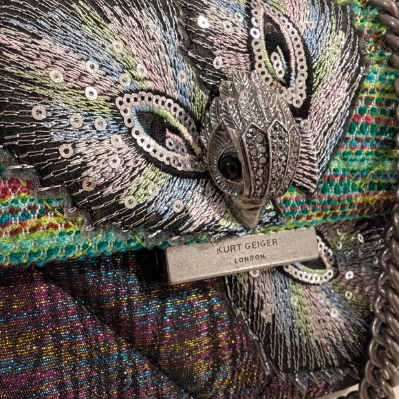 Kurt Geiger Multicolor Chain Shoulder Bag - Picture 3 of 9